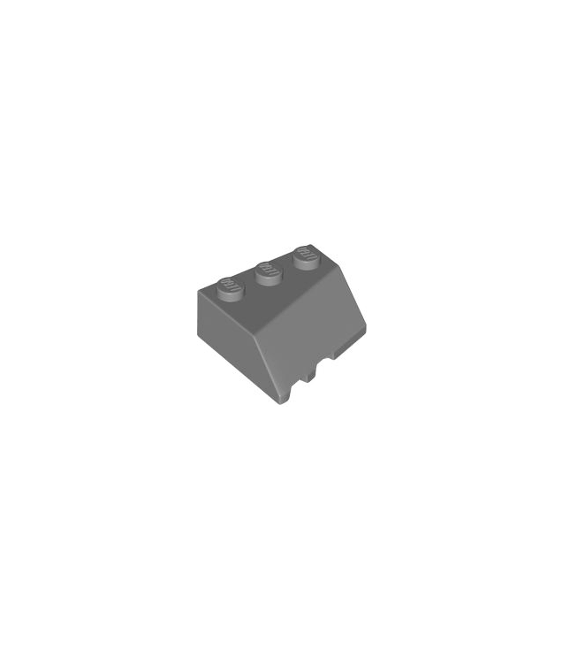 LEGO - Wig 3 x 3 hellend rechts - Dark Bluish Gray | N