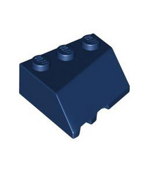 LEGO - Wig 3 x 3 hellend rechts - Dark Blue | N - Thumbnail