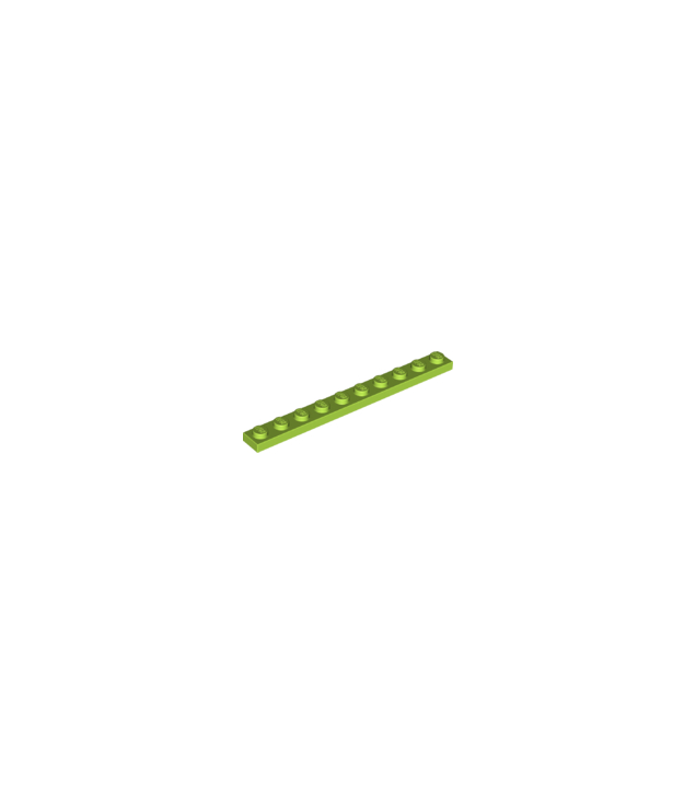 LEGO - Plaat 1 x 10 - Lime | N