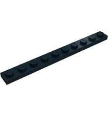 LEGO - Plaat 1 x 10 - Black | N - Thumbnail