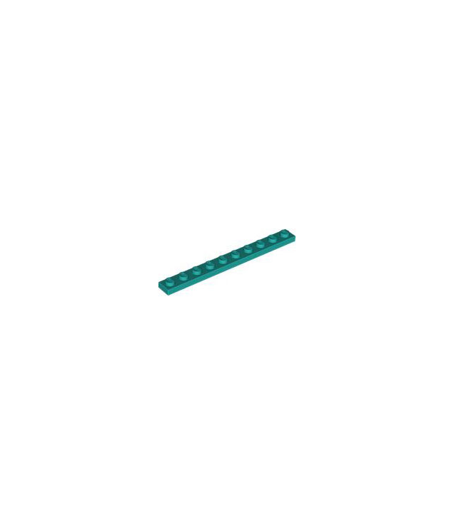 LEGO - Plaat 1 x 10 - Dark Turquoise | N
