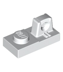 LEGO - Scharnierplaat 1 x 2 vergrendelend met 1 vinger bovenop - White | N - Thumbnail