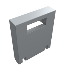 LEGO - Container, doos 2 x 2 x 2 met deur met gleuf - Light Bluish Gray | N - Thumbnail