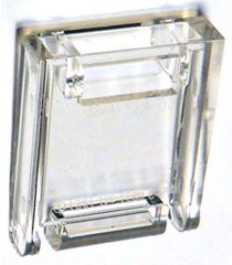 LEGO - Container, doos 2 x 2 x 2 met deur met gleuf - Trans-Clear | N - Thumbnail