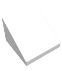 LEGO - Helling 30 graden graden 1 x 1 x 2/3 - White | N - Thumbnail