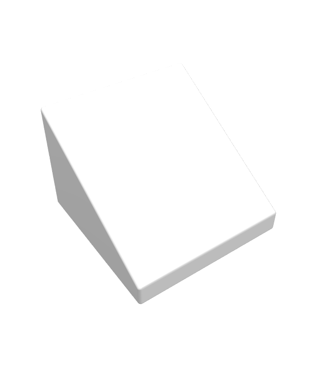 LEGO - Helling 30 graden graden 1 x 1 x 2/3 - White | N
