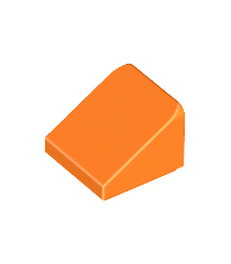 LEGO - Helling 30 graden graden 1 x 1 x 2/3 - Orange | N - Thumbnail