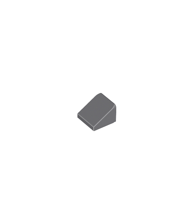 LEGO - Helling 30 graden graden 1 x 1 x 2/3 - Dark Bluish Gray | N