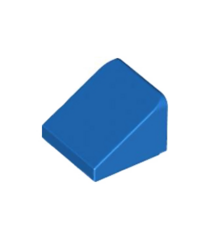 LEGO - Helling 30 graden graden 1 x 1 x 2/3 - Blue | N - Thumbnail