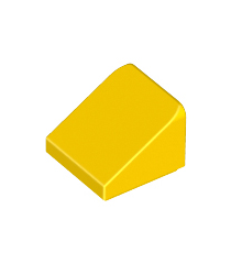 LEGO - Helling 30 graden graden 1 x 1 x 2/3 - Yellow | N - Thumbnail
