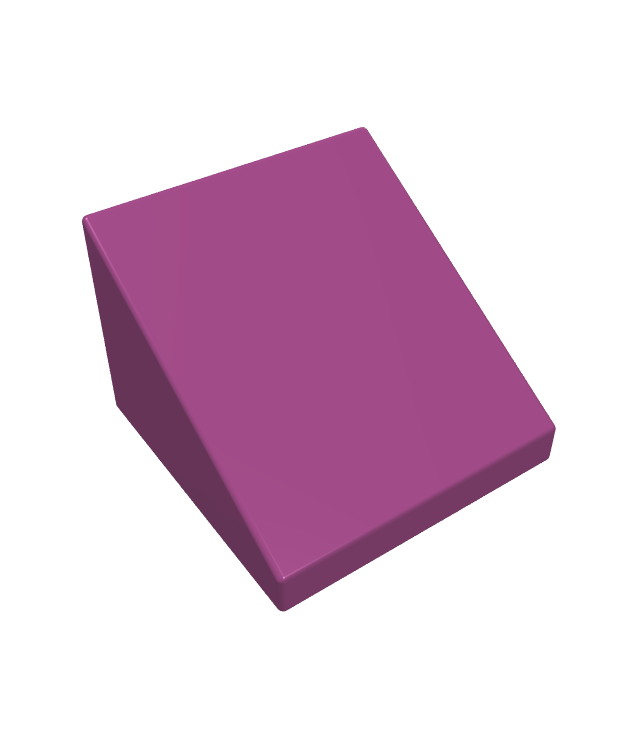 LEGO - Helling 30 graden graden 1 x 1 x 2/3 - Magenta | N