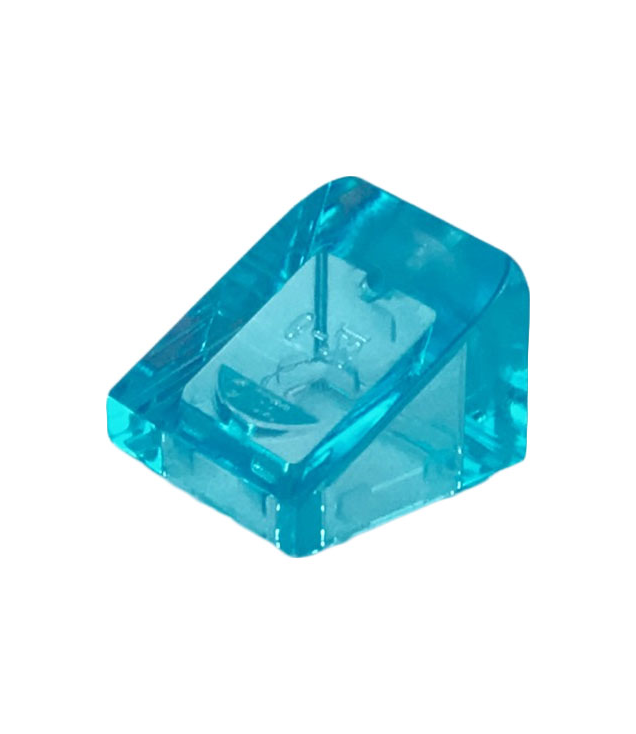 LEGO - Helling 30 graden graden 1 x 1 x 2/3 - Trans-Light Blue | N