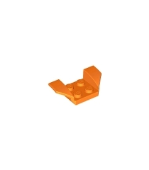 LEGO - Voertuig, spatbord 2 x 4 met uitlopende vleugels - Orange | N - Thumbnail