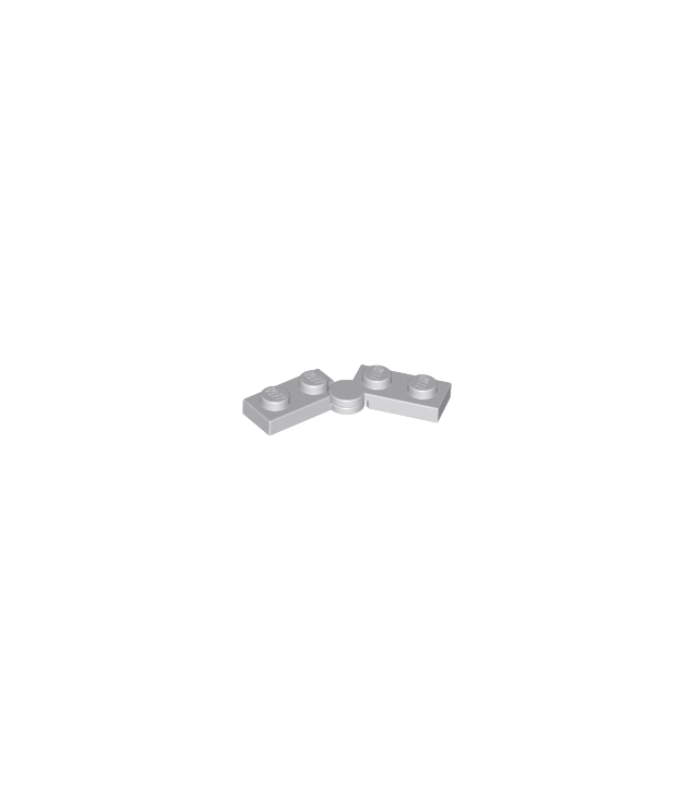 LEGO - Scharnierplaat 1 x 4 draaibaar (2429 / 2430) - Light Bluish Gray | N