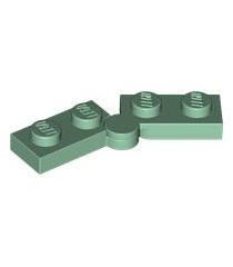 LEGO - Scharnierplaat 1 x 4 draaibaar (2429 / 2430) - Sand Green | N - Thumbnail
