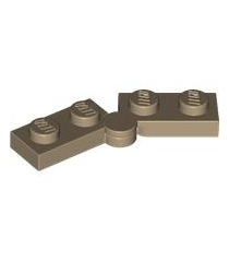 LEGO - Scharnierplaat 1 x 4 draaibaar (2429 / 2430) - Dark Tan | N - Thumbnail