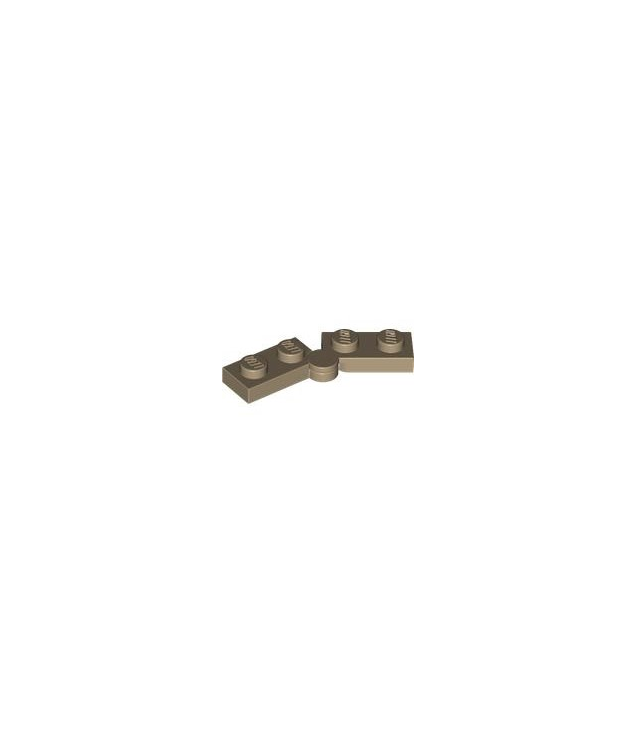 LEGO - Scharnierplaat 1 x 4 draaibaar (2429 / 2430) - Dark Tan | N