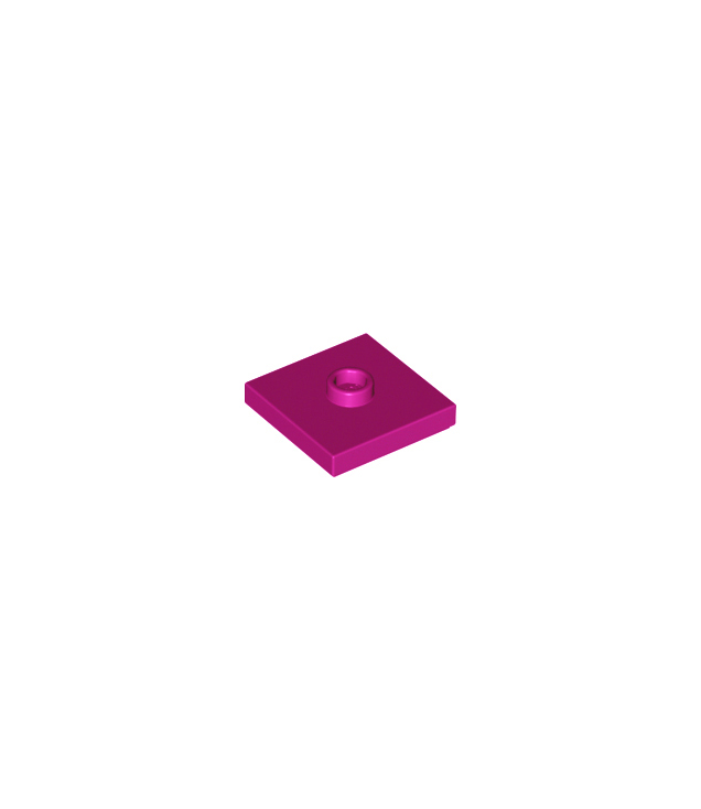 LEGO - Plaat, gemodificeerd 2 x 2 met groef en 1 nop in midden (jumper) - Magenta | N