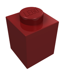 LEGO - Steen 1 x 1 - Dark Red | N - Thumbnail