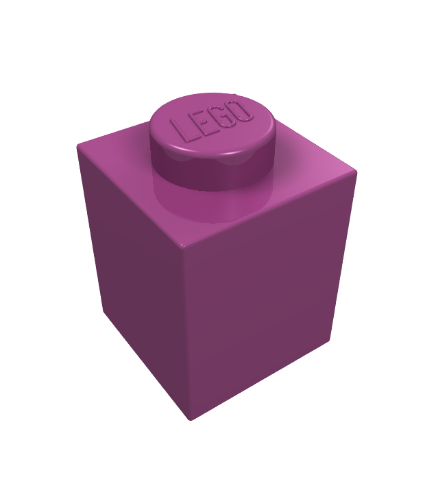 LEGO - Steen 1 x 1 - Magenta | N