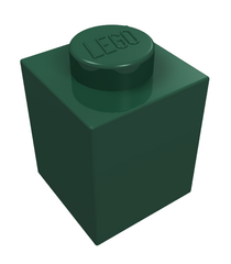 LEGO - Steen 1 x 1 - Dark Green | N - Thumbnail
