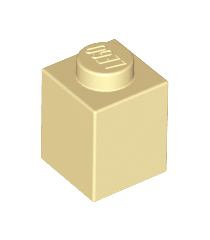 LEGO - Steen 1 x 1 - Tan | N - Thumbnail