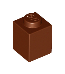 LEGO - Steen 1 x 1 - Reddish Brown | N - Thumbnail