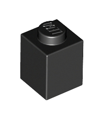 LEGO - Steen 1 x 1 - Black | N - Thumbnail