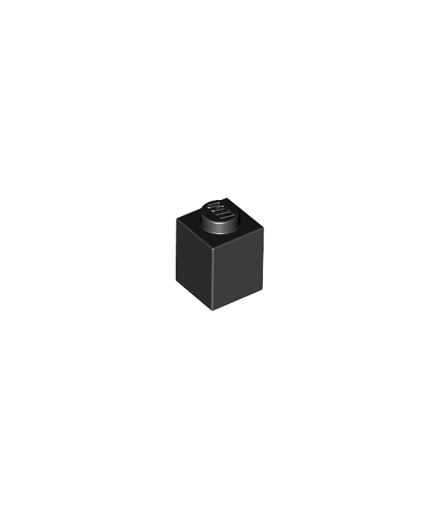 LEGO - Steen 1 x 1 - Black | N