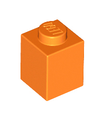 LEGO - Steen 1 x 1 - Orange | N - Thumbnail