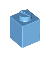 LEGO - Steen 1 x 1 - Medium Blue | N - Thumbnail