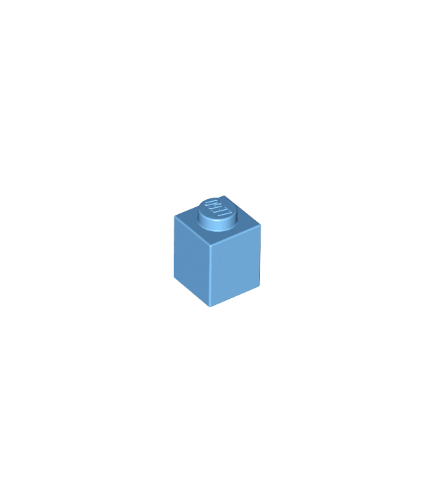 LEGO - Steen 1 x 1 - Medium Blue | N