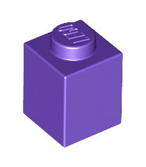 LEGO - Steen 1 x 1 - Dark Purple | N - Thumbnail