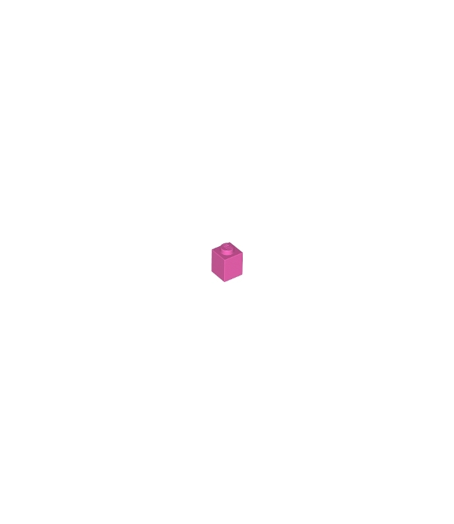 LEGO - Steen 1 x 1 - Dark Pink | N