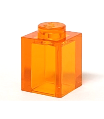 LEGO - Steen 1 x 1 - Trans-Orange | N - Thumbnail