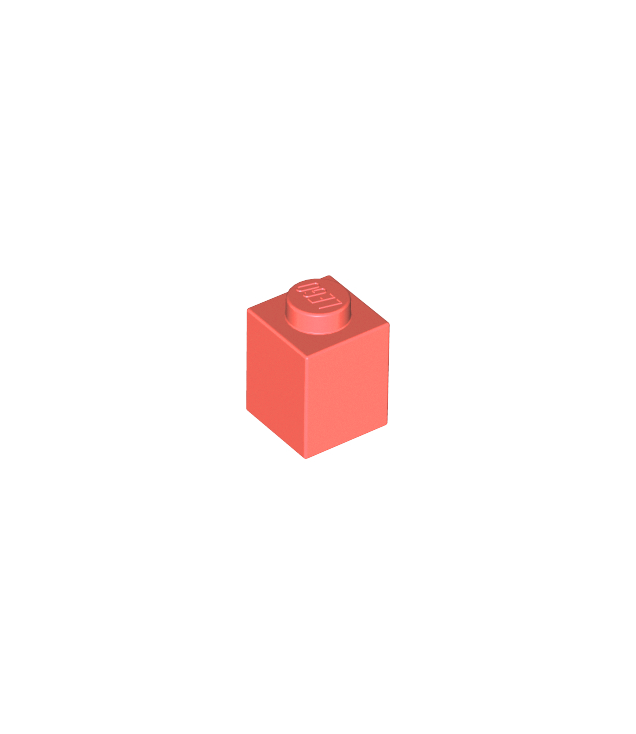 LEGO - Steen 1 x 1 - Coral | N
