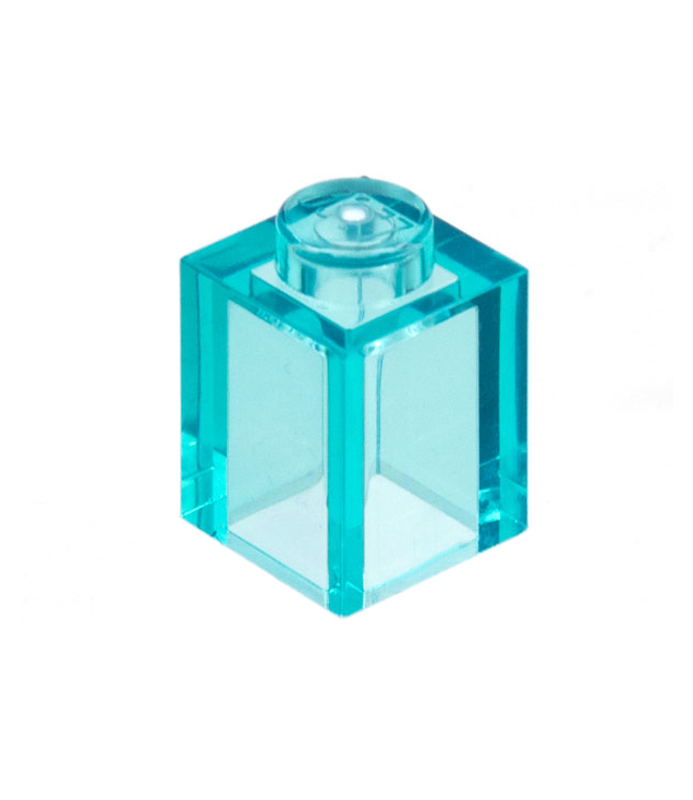LEGO - Steen 1 x 1 - Trans-Light Blue | N