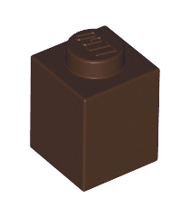 LEGO - Steen 1 x 1 - Dark Brown | N - Thumbnail