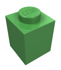 LEGO - Steen 1 x 1 - Bright Green | N - Thumbnail