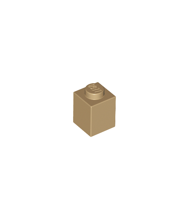LEGO - Steen 1 x 1 - Dark Tan | N