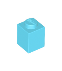LEGO - Steen 1 x 1 - Medium Azure | N - Thumbnail
