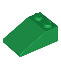 LEGO - Helling 33 graden graden 3 x 2 - Green | N - Thumbnail