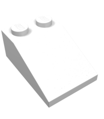 LEGO - Helling 33 graden graden 3 x 2 - White | N - Thumbnail