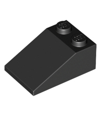 LEGO - Helling 33 graden graden 3 x 2 - Black | N - Thumbnail