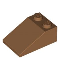 LEGO - Helling 33 graden graden 3 x 2 - Medium Nougat | N - Thumbnail
