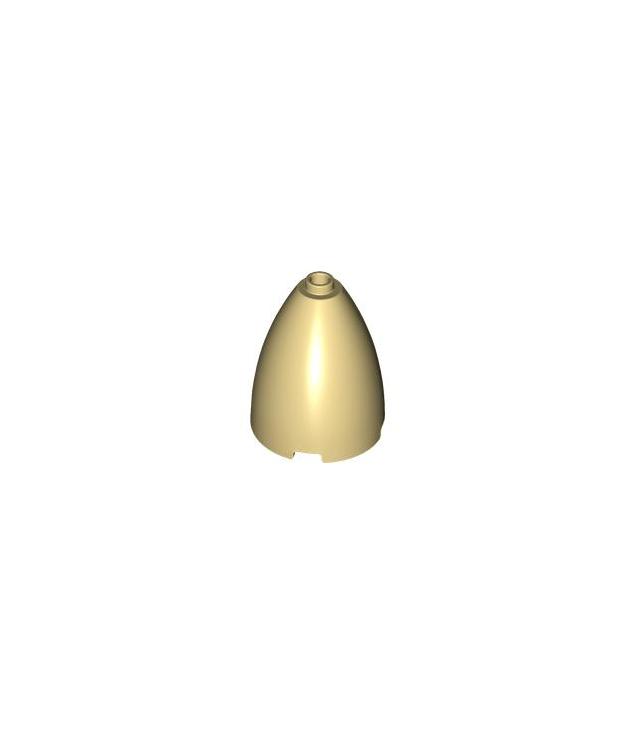 LEGO - Kegel 3 x 3 x 3 (elliptisch paraboloïde) - Tan | N