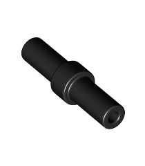 LEGO - Staaf 2L met stopring - Black | N - Thumbnail