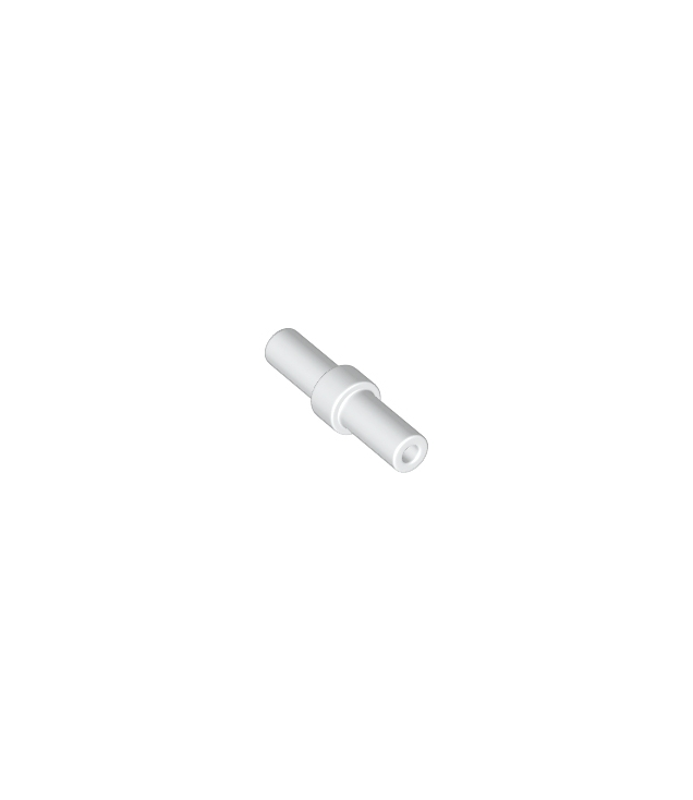 LEGO - Staaf 2L met stopring - White | N