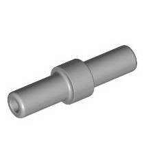 LEGO - Staaf 2L met stopring - Light Bluish Gray | N - Thumbnail