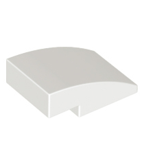 LEGO - Helling, gebogen 3 x 2 - White | N - Thumbnail